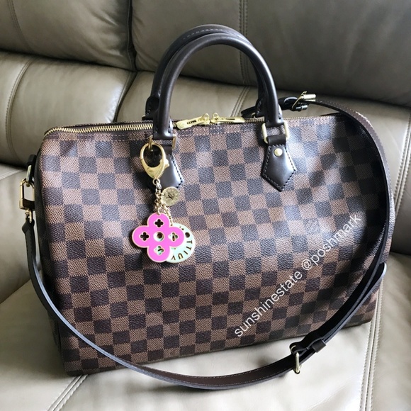 Louis Vuitton Handbags - LOUIS VUITTON Speedy Bandouliere 35 Damier Ebene